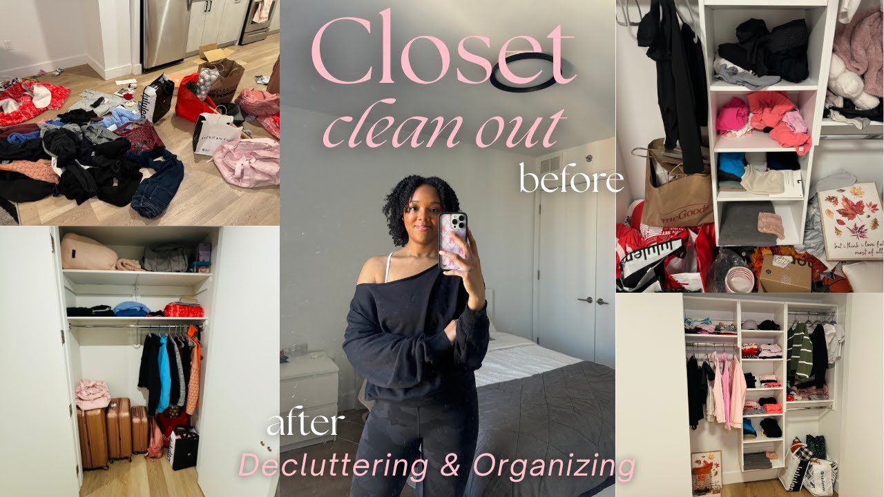 CLOSET CLEAN OUT | decluttering & organizing 2025 RESET - YouTube