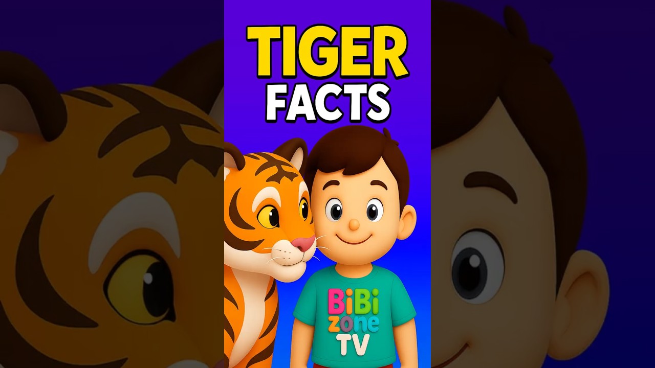 Удивительные факты о тиграх для детей 🐅 | Быстрый и сильный! | BibiZoneTV