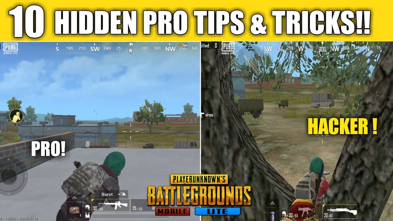 10 HIDDEN PRO TIPS AND TRICKS  FOR PUBG MOBILE LITE PLAYERS