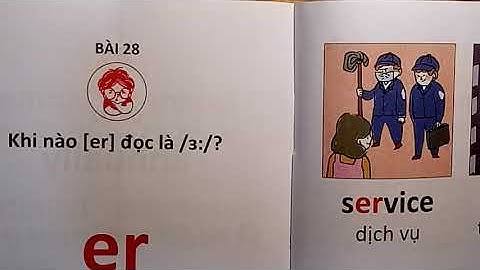 Đánh vần tiếng anh học cùng con tập 2 - bài 28: khi nào [er] đọc là /3:/ (tiếp)?