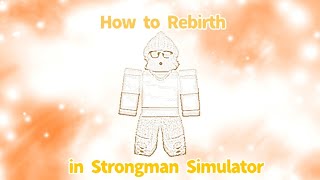 How To Rebirth In Strongman Simulator Roblox Youtube - how do you with 200 strength to rebirth in roblox
