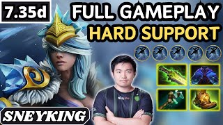 7.35d - Sneyking CRYSTAL MAIDEN Hard Support Gameplay 34 ASSISTS - Dota 2 Full Match Gameplay