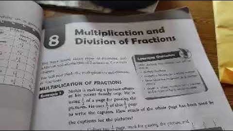 Class 5 maths lesson 8 multiplication and division of fractions exercise 8A