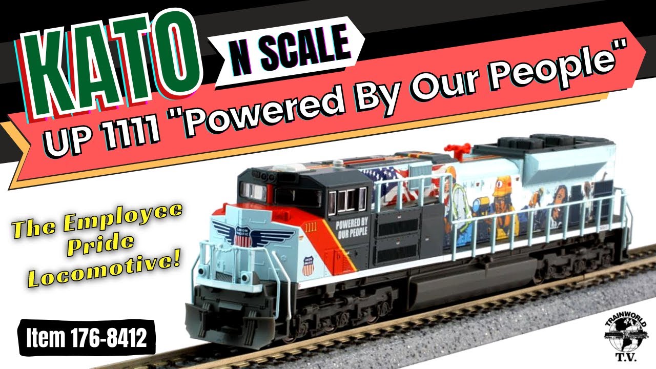 N Scale Kato SD70ACe - Union Pacific UP 1111 Powered By Our People