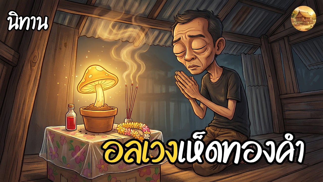 อลเวงเห็ดทองคำ | EP.11 นิทานกลางสวน #นิทานพื้นบ้าน #นิทานก่อนนอน #นิทานสอนใจ #นิทานชาวบ้าน