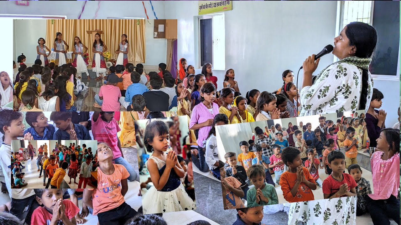 Vacation Bible School  Program In Image.2024 Asha Mission Church. 