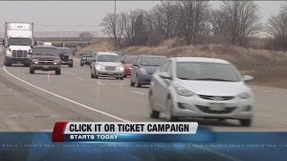 Click It or Ticket campaign kicks off Monday
