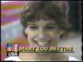 Olympics - 1984 Los Angeles - Gymnastics - Womens Vault Finals - USA Mary Lou Retton - Perfect 10