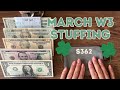 🍀March W3 Cash Stuffing🍀 $362 | 24 Year Old Budget | 5 Week Month | Cash Envelope System