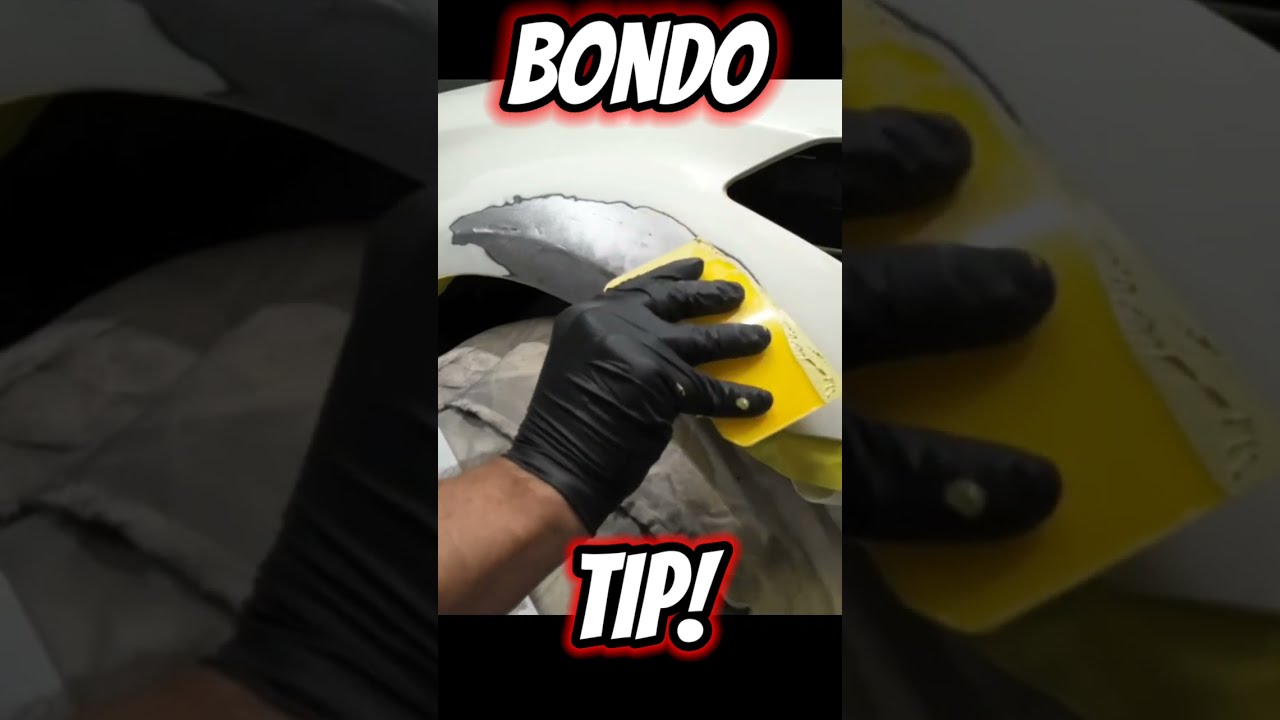 The Bondo trick you don't know Faster, Easier, Improved Quality ! DIY  Auto Restoration 