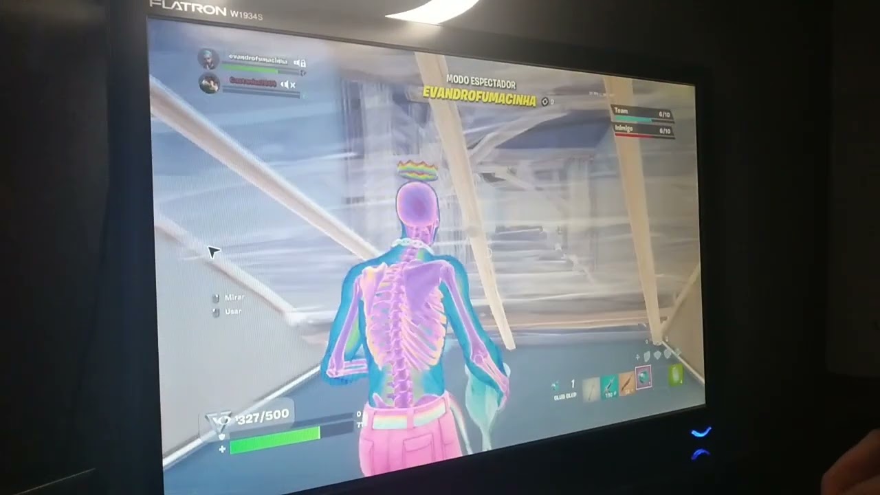 Treinando a minha fighit no fortinite 