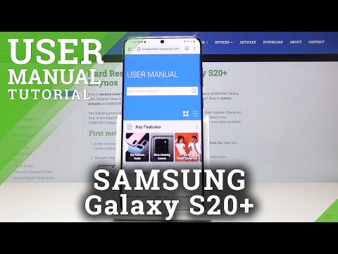 User Manual on SAMSUNG Galaxy S20+ | How to Discovery Key Features