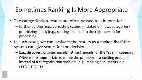 Text Mining and Analytics || 03 13 3 13 Text Categorization Evaluation Part 2 00 10 51