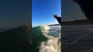 Gopro | Double Barrel Pov + High Five 🎬 Felix Morau #Shorts #Surfing