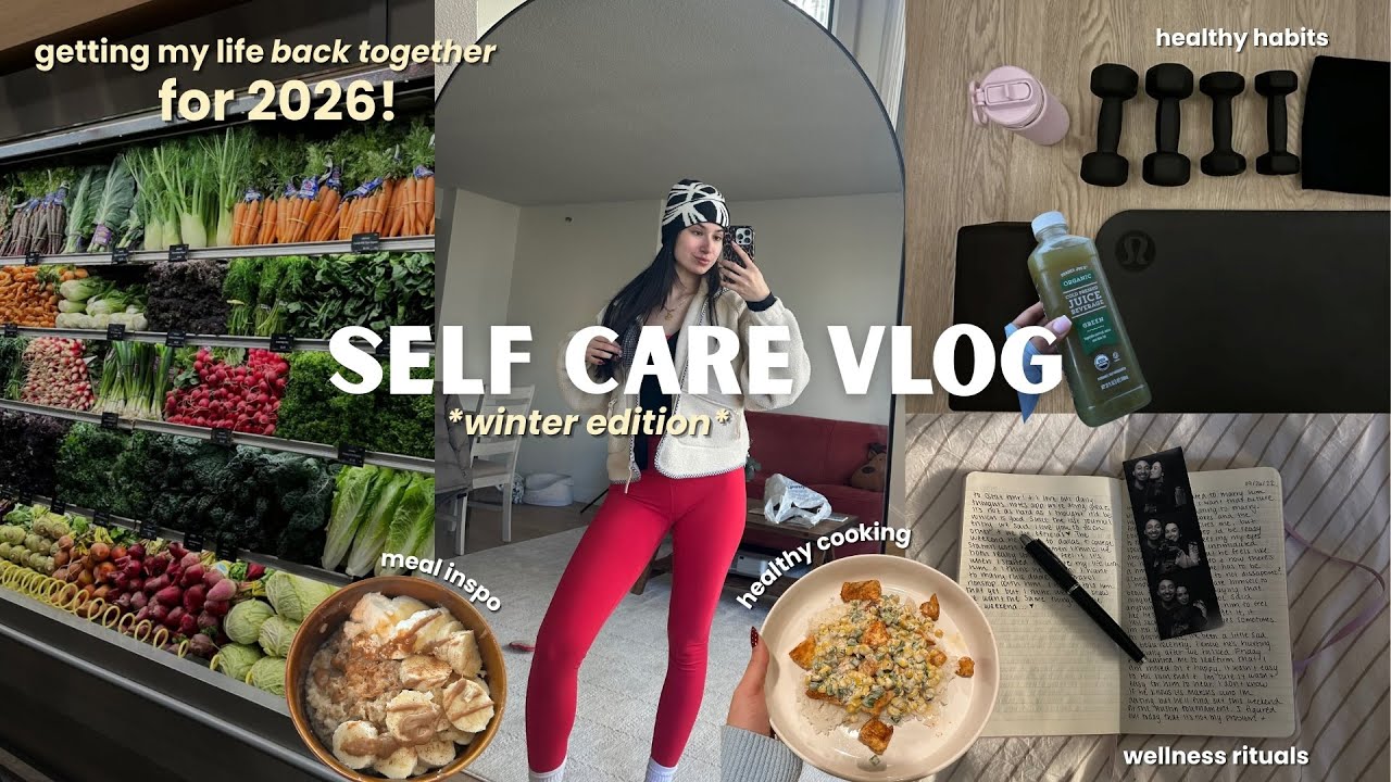 SELF CARE ROUTINE *winter edition* ❄️ anti burnout, healthy habits, motivation for 2026!