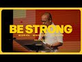 Be strong he is in you he is with you he is for you   pastor anthony martinez