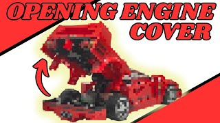 Lego Ferrari F40 Opening Engine Cover Tutorial