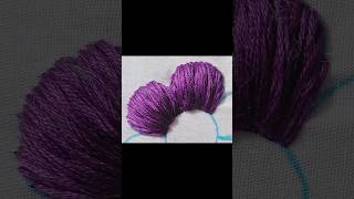 Beautiful 3D effect embroidery stitches tutorial 🪡🧵🧶✨🪡