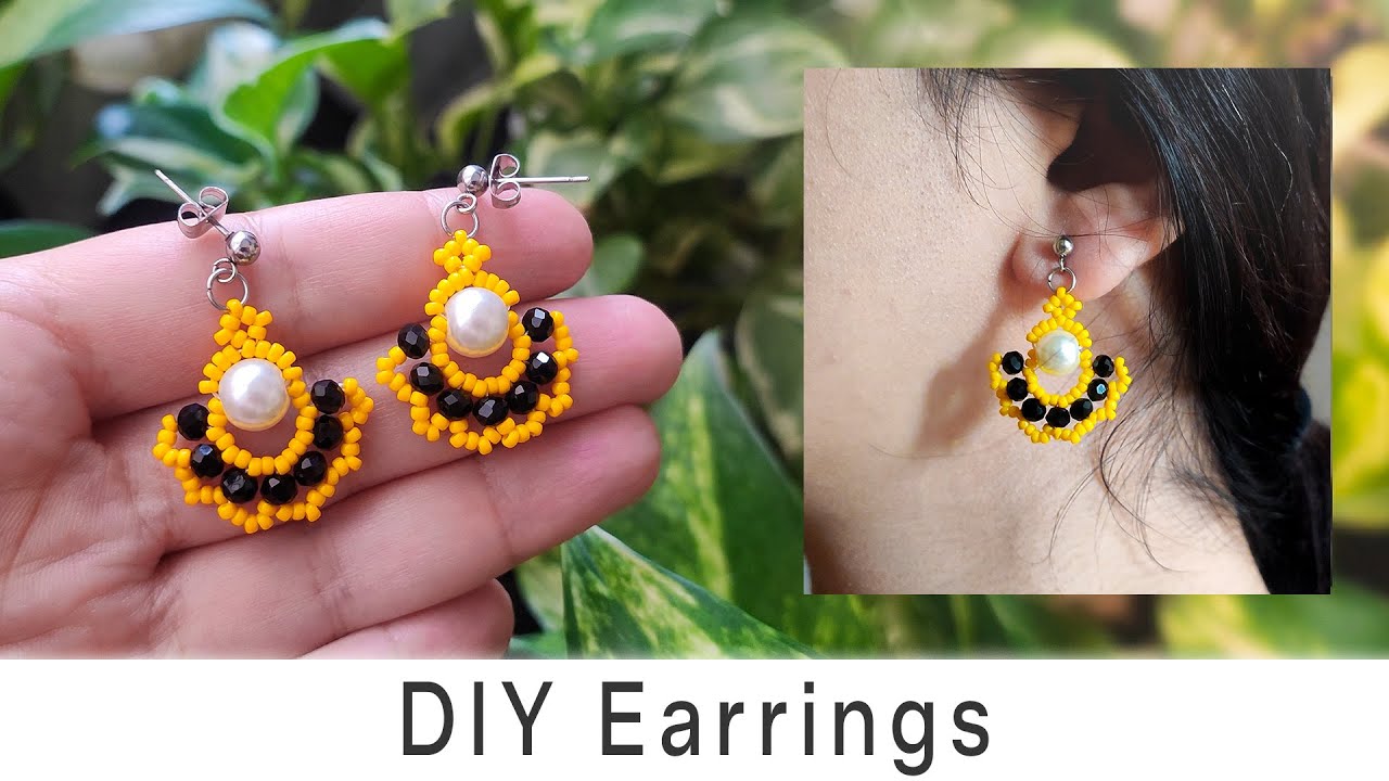 Handmade Beaded Earrings Tutorial | Fast & Stylish