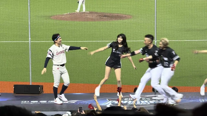 7局上 「場間中華啦啦隊vs 韓國樂天巨人啦啦隊應援 應援團團長趙智薰 （조지훈）表演  疾風街道 질풍가도 」 2025.2.13 台北大巨蛋棒球場2025台韓國際交流賽 中華隊vs韓國樂天巨人隊