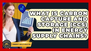 What Is Carbon Capture And Storage (CCS) In Energy Supply Chains? - Commodity Wealth Investor