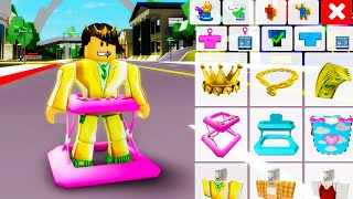 How to become a RICH BABY in Roblox Brookhaven!