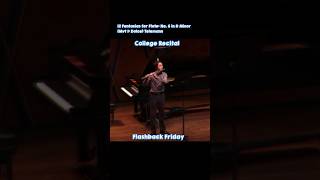 12 Fantasias for Flute: No. 6 in D Minor (Mvt I: Dolce) @DavidDiazFlute on #youtube @DavidDiazFlute