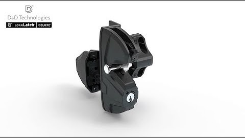 D&D Technologies LokkLatch DELUXE Series 3 Animated Installation