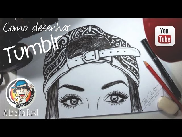 Imagem: Resultado de imagem para desenhos de meninas tumblr facil para