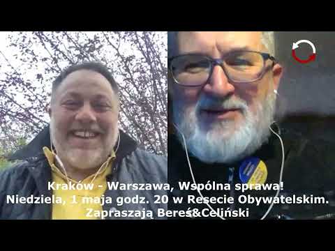                     Kraków - Warszawa wspólna sprawa! Bereś&Celiński zapraszają 1 maja o 20!
                              