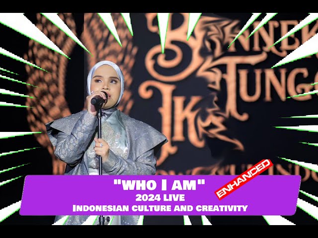 Putri Ariani - Who I am 1st LIVE (Indonesian culture and creativity 2024) @putriarianiofficial class=