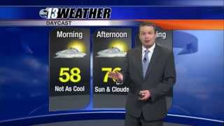 Jamey Singleton Video Forecast for Monday 9/16/13