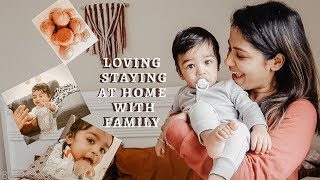 VLOG : LOVING STAYING AT HOME TIME WITH MY FAMILY | INDIAN IN CANADA |