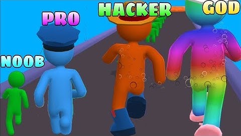 11Minutes Relaxing  with Gameplay|NOOB VS PRO VS HACKER VS GOD in Giant Rush!