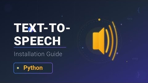 ✨How to install text-to-speech in python😲✨