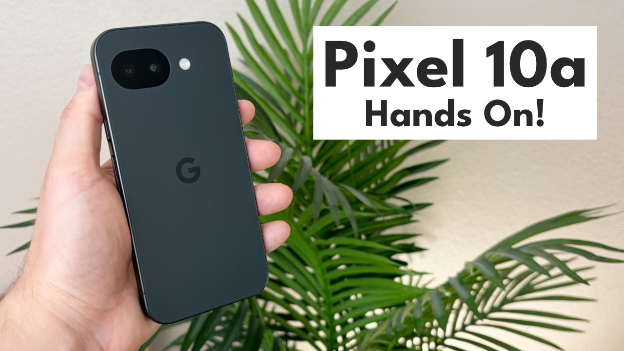 Google Pixel10a 128GB Obsidian オブシディアン Google Pixel 10a (Obsidian) - Hands On & First Impressions! - YouTube