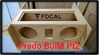 EGR Series Audio Video Rack (Grey Silver) Build - 2 Focal KX30 Subs On 2.5k Build Pt 2 - Toyota Prado