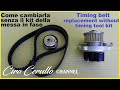 Cambiare la CINGHIA della DISTRIBUZIONE senza il Kit-Timing BELT REPLACEMENT without timing tool kit