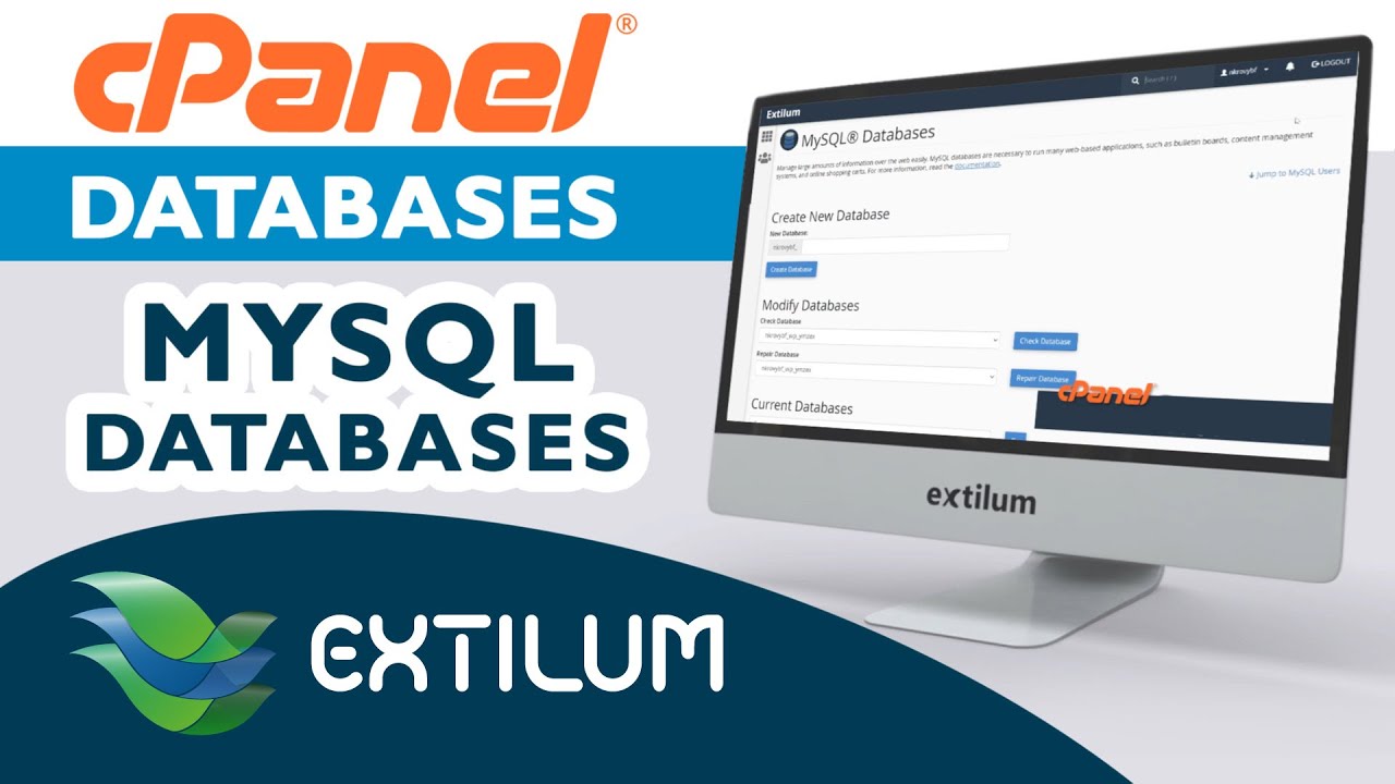 How to delete MySQL Database in cPanel - Extilum Hosting - YouTube