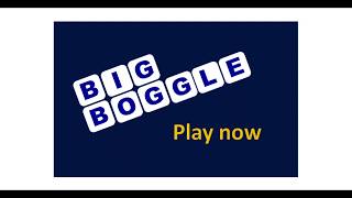 Super Big Boggle Game 5 – Play Along