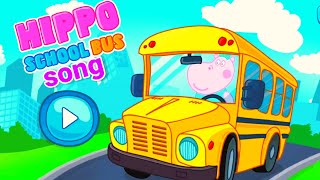 Hippo School Bus Songs Kids Songs School Bus Songs Baby Song
