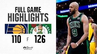 FULL GAME HIGHLIGHTS: Celtics beat Pacers 126-110 behind Jaylen Brown's red-hot performance