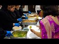 Indian Wedding Kitchen Action: "Turntable Tawa Naan" Bombay Bhel & Pani Puri at Imperial Banqueting.