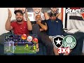 React botafogo 3x4 palmeiras  inacreditavel virada histrica