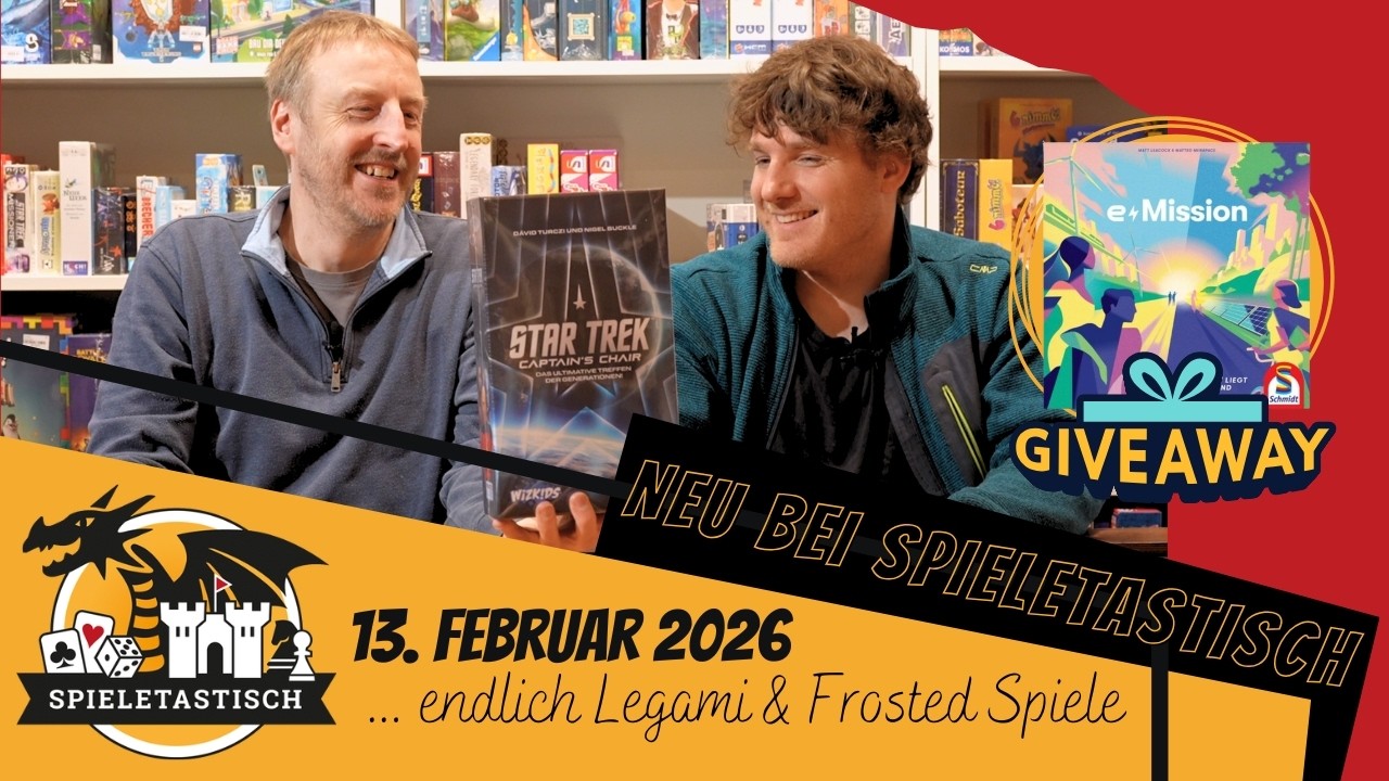 Neu bei spieletastisch.de - 13. Februar 2026