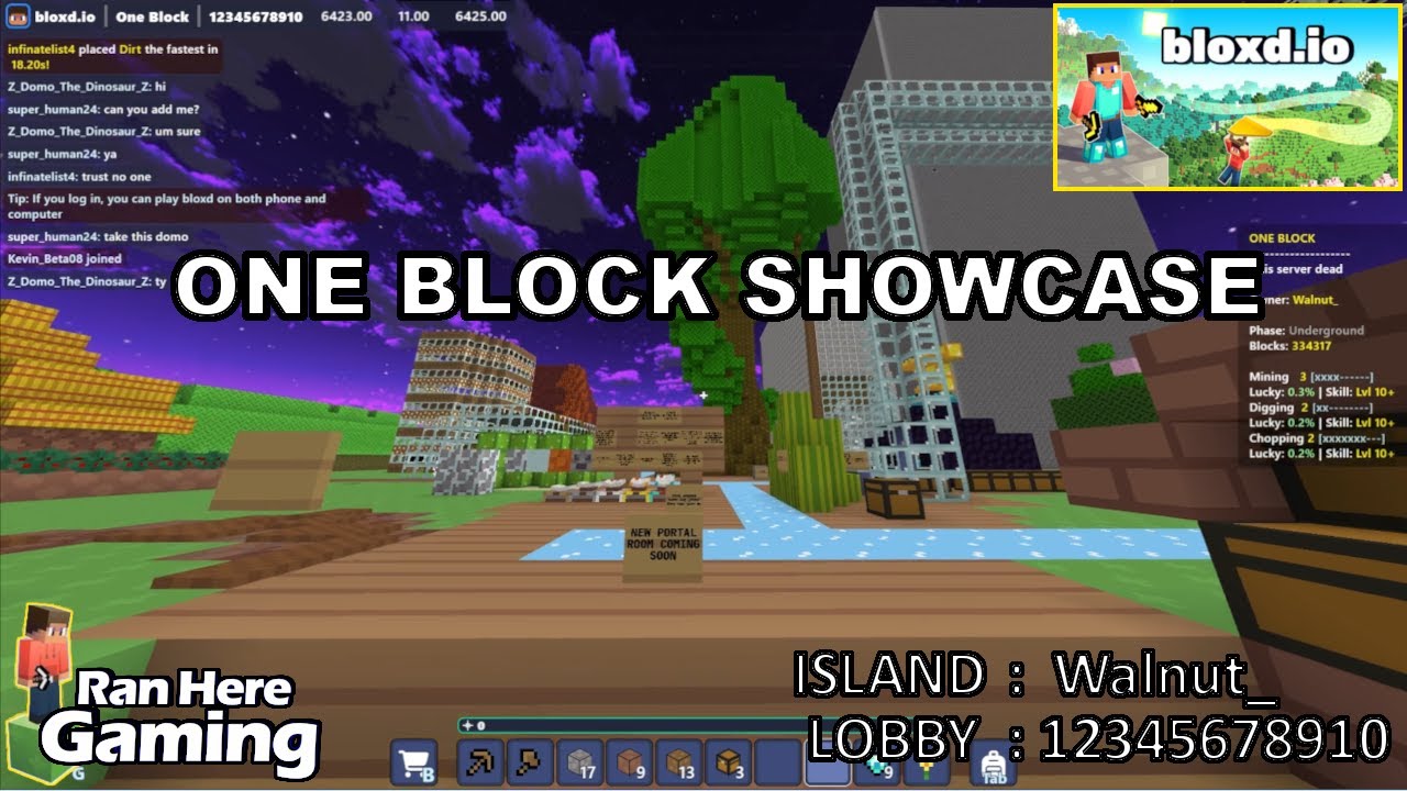と＠プロフ必読① Walnut_ Island Lobby 12345678910 | Bloxd.io - YouTube