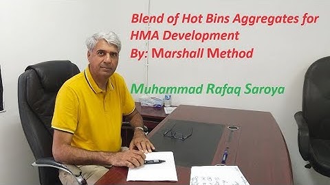 Step 10: The Blend of Aggregate for HMA development by Marshall Method
