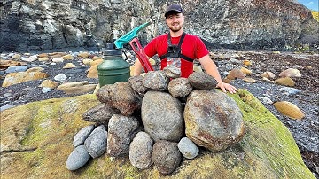 Fossil Hunting a Remote Beach - TONNES of Suspicious Stones! 