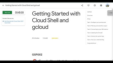 Getting Started with Cloud Shell and gcloud || [GSP002]