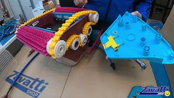 How to assemple a new model cable on a Dolphin Maytronics Dynamic old model robot